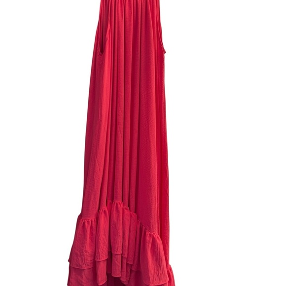 Elegant Pink Maxi Dress - Picture 2 of 9